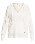 The Roxy Womens Destination Surf Hoodie in Snow White