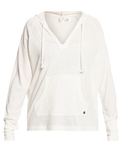 The Roxy Womens Destination Surf Hoodie in Snow White