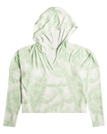 The Roxy Womens Endless Daze Hoodie in Sprucetone Off To Paradise