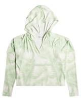 The Roxy Womens Endless Daze Hoodie in Sprucetone Off To Paradise