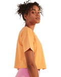 The Roxy Womens Essential Crop T-Shirt in Mock Orange