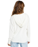 The Roxy Womens Destination Hoodie in Snow White