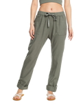 The Roxy Womens On The Seashore Trousers in Agave Green