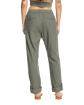 The Roxy Womens On The Seashore Trousers in Agave Green