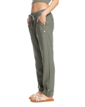 The Roxy Womens On The Seashore Trousers in Agave Green