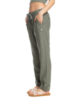 The Roxy Womens On The Seashore Trousers in Agave Green