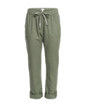 The Roxy Womens On The Seashore Trousers in Agave Green