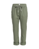 The Roxy Womens On The Seashore Trousers in Agave Green