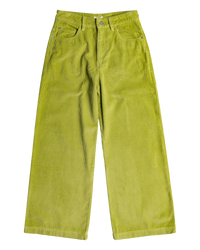 The Roxy Womens Surf On Cloud Corduroy Trousers in Fern