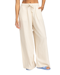 The Roxy Womens Lekeitio Break Trousers in Tapioca