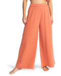 The Roxy Womens Golden Tropic Trousers in Apricot Brandy