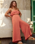 The Roxy Womens Golden Tropic Trousers in Apricot Brandy