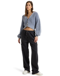 The Roxy Womens Precious Cargo Trousers in Phantom