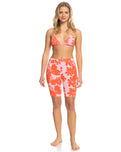 The Roxy Womens Surf Kind Kate Cycle Shorts in Pink Frosting