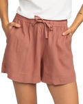 The Roxy Womens Lekeitio Break Shorts in Cedar Wood