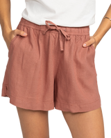 The Roxy Womens Lekeitio Break Shorts in Cedar Wood