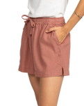 The Roxy Womens Lekeitio Break Shorts in Cedar Wood