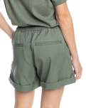 The Roxy Womens Sweetest Life Shorts in Agave Green