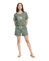 The Roxy Womens Sweetest Life Shorts in Agave Green