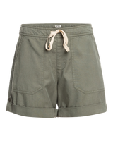 The Roxy Womens Sweetest Life Shorts in Agave Green