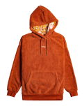 The Roxy Womens Call Me Hooded Fleece Jacket in Baked Clay