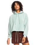 The Roxy Womens Best Wave Hoodie in Blue Surf