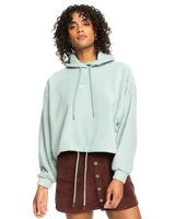 The Roxy Womens Best Wave Hoodie in Blue Surf