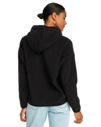 The Roxy Womens Cool Calling Hoodie in Anthracite