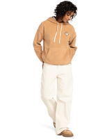 The Roxy Womens Cool Calling Hoodie in Camel