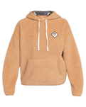 The Roxy Womens Cool Calling Hoodie in Camel