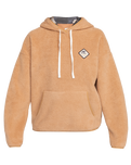 The Roxy Womens Cool Calling Hoodie in Camel