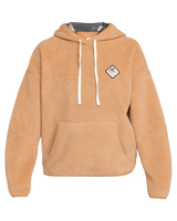 The Roxy Womens Cool Calling Hoodie in Camel