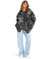 The Roxy Womens Obsessed With You Zip Fleece Jacket in Phantom