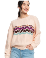 The Roxy Womens Pop Again Jumper in Pale Dogwood