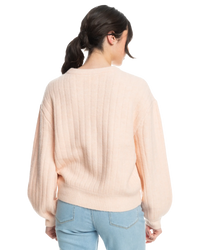 The Roxy Womens Pop Again Jumper in Pale Dogwood