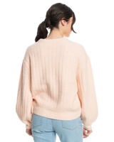 The Roxy Womens Pop Again Jumper in Pale Dogwood