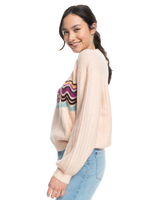 The Roxy Womens Pop Again Jumper in Pale Dogwood