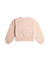 The Roxy Womens Pop Again Jumper in Pale Dogwood