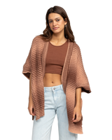 The Roxy Womens Summer Gipsy Cardigan in Cafe Creme
