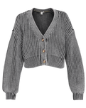 The Roxy Womens Sundaze Washed Cardigan in Phantom