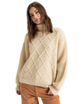 The Roxy Womens Picture Moment Jumper in Parchment