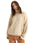 The Roxy Womens Picture Moment Jumper in Parchment