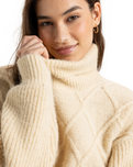 The Roxy Womens Picture Moment Jumper in Parchment