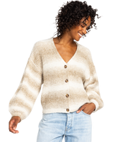 The Roxy Womens Marble Gradient Cardigan in Parchment