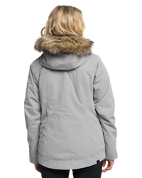 The Roxy Womens Meade Technical Jacket in Heather Grey