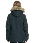 The Roxy Womens Shelter Technical Jacket in True Black