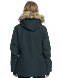 The Roxy Womens Shelter Technical Jacket in True Black