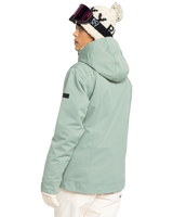 The Roxy Womens Billie Technical Snow Jacket in Lily pad