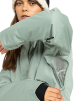 The Roxy Womens Billie Technical Snow Jacket in Lily pad