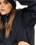 The Roxy Womens Galaxy Technical Snow Jacket in True Black